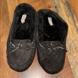 Seychelles Black Slippers